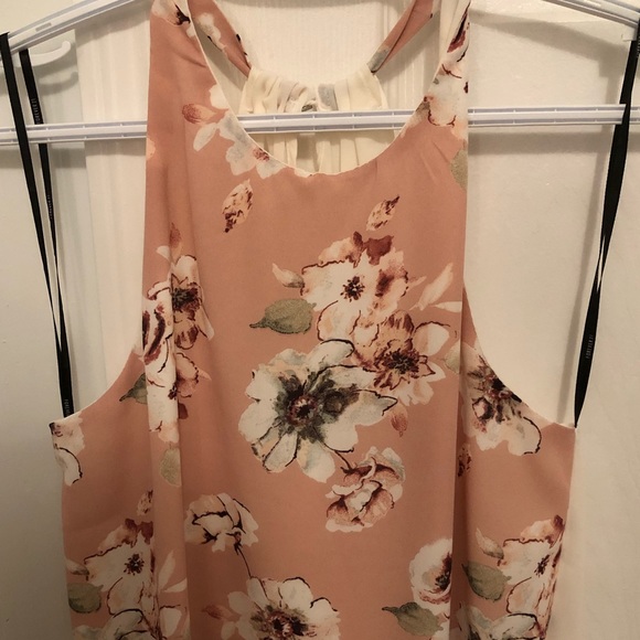 Pink floral halter - Picture 1 of 1